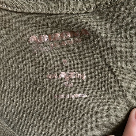 Olive Green V-Neck T-Shirt - Picture 2 of 14